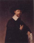 REMBRANDT Harmenszoon van Rijn Portrait of Marten Looten oil painting on canvas